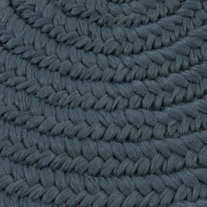 Colonial Mills Port Royale Braided Rug, Lake Blue 42"x66", Oval Shape - 1 of 4