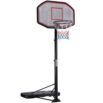 Yaheetech 43-inch Portable Basketball Hoop 9-12ft Adjustable Height Basketball Hoop System for Outdoors