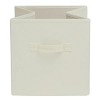 Racxily 6 Pack Collapsible Cube Fabric Storage Bins with handle, 10.5" x 10.5" Storage Containers for Organizing Storage Box - 4 of 4
