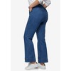 ellos Women's Plus Size High-Waist Wide Leg Jeans - 3 of 4