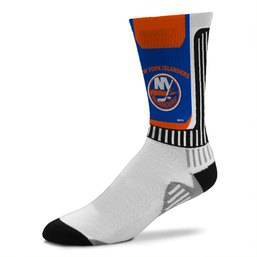 NHL New York Islanders Men's Arched Name Crew Socks - L