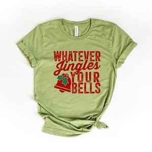 Simply Sage Market Women's Whatever Jingles Your Bells Short Sleeve Graphic Tee - 1 of 4