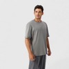 Anna-Kaci Active Men's Oversized Fit Short Sleeve T-Shirt with Drop Shoulders and Relaxed Silhouette for Everyday Style - 3 of 4