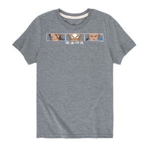 Boys' - Avatar: The Last Airbender - Battle Face Short Sleeve Graphic T-Shirt - 1 of 4