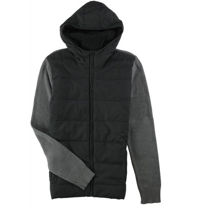 Alfani Mens Mixed Texture Quilted Jacket