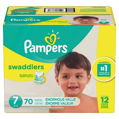 target pampers size 7