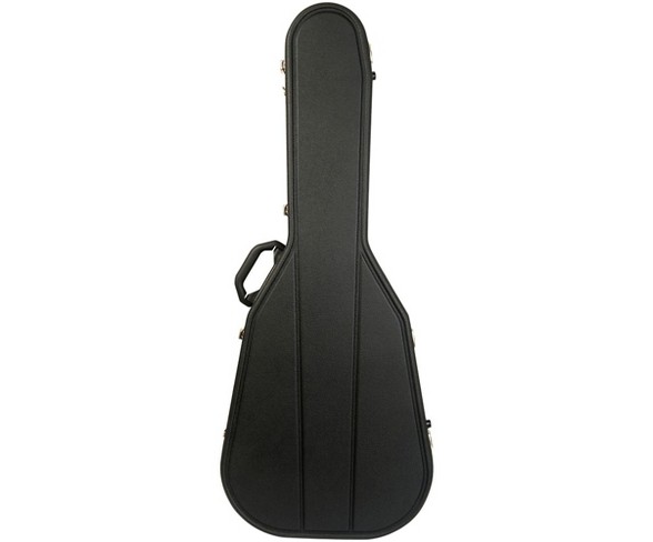 Hiscox Cases Acoustic Guitar Case/OOO & OM Black Shell/Silver Int-Pro II