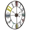 Yosemite Home Decor Whimsical Design Metal Wall Clock in Multi-Color - 2 of 4