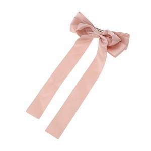 Unique Bargains Fashion Bow Ribbon French Barrette Hair Clips Hairdo Clip 1 Pc - 1 of 4
