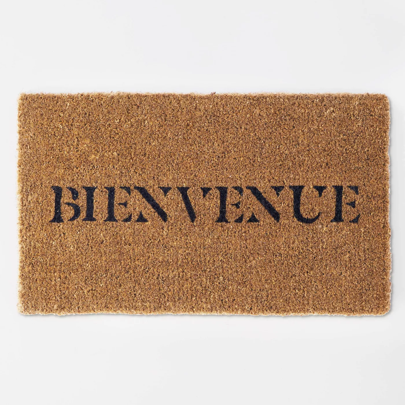 1'6"x2'6" Bienvenue Doormat Black - Threshold™ designed with Studio McGee - image 1 of 8