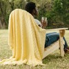 Chanasya Bevel Acrylic Knit Boho Throw Blanket With Tassels - 3 of 4