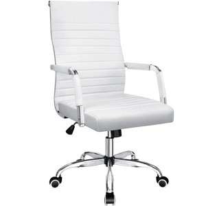 LACOO Mid-Back Faux Leather Desk Chair - 1 of 4