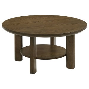 Coaster,Ottowa 36-inch Round Wood Cocktail Coffee Table - 1 of 4