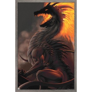 Trends International LA Williams - Belial Dragon Framed Wall Poster Prints - 1 of 4