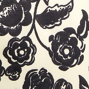 bubbly flowers black