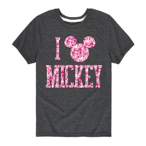 Boys' - Disney - I Love Mickey Short Sleeve Graphic T-Shirt - 1 of 4