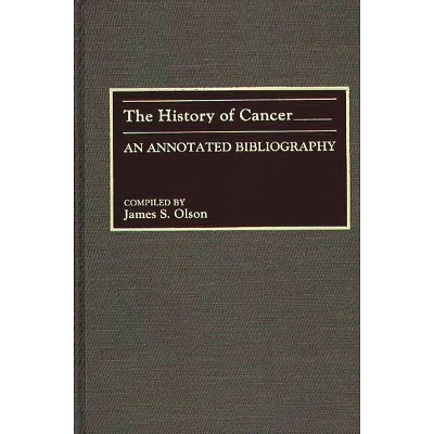 The History of Cancer - (Bibliographies and Indexes in Medical Studies) Annotated by  James Olson (Hardcover)