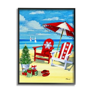 Stupell Industries Holiday Beach Scenery, 16'' x 20'' - 1 of 4