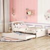 Whisen Modern Design Wooden Twin Size Platform Bed Frame with 2 Drawers/ Trundle - 2 of 4