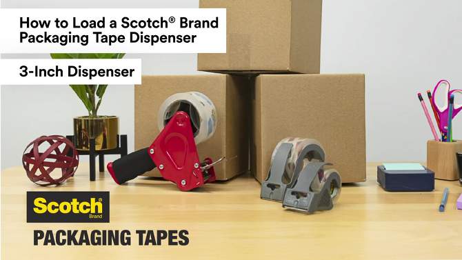 Scotch Tough Grip Moving Tape with Dispenser, 1ct, 2 of 17, play video