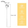 Unique Bargains Reusable Stainless Steel Long Handle Teaspoon for Stirring Cocktail 4 Pcs - 2 of 4