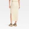 Women's Leisure Studio French Terry Midi Pencil Skirt - Universal Thread™ - 2 of 3