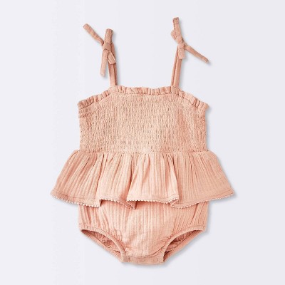 Baby Girls' Gauze Romper - Cloud Island™