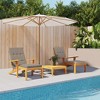 vidaXL - Comfortable and Versatile Deck Chair Cushions; Made of Durable Taupe Oxford Fabric; Soft Foam Fiber Filling; Ideal for Indoor and Outdoor Use - 2 of 4