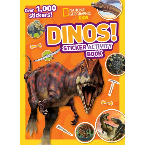 Sticker Album. Dinosaur Sticker Book for Kids: Large blank 100 plain paper  pages for kids of all ages to keep all their sticker collection in one   the collection album. Fun dinosaur