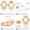 Big Dot of Happiness Fall Pumpkin - Fill-In Cards - Halloween or Thanksgiving Party Fold and Send Invitations - Set of 8 - 3 of 4