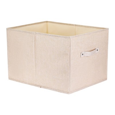 Unique Bargains Fabric Foldable Closet Storage Bins with Handles