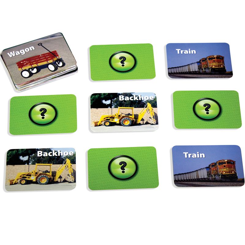 Stages Learning Materials Photographic Memory Matching Game, Vehicles, Pack of 3, 5 of 8