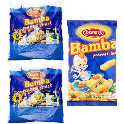 Osem Bamba Peanut Snacks - 0.7 Ounce Bag (Pack of 16)