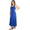 Plus Size Simple A-Line Tank Maxi Dress - 24seven Comfort Apparel™ - 2 of 4