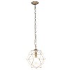 Lalia Home 12" Industrial Geometric Wire Pendant Light Brushed Nickel - 2 of 4
