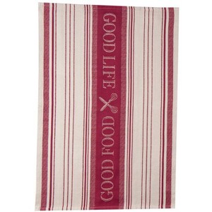 Kay Dee Cooks Kitchen Marsala Cotton Embroidered Tea Towel 1 pk (Case of 6) - 1 of 1