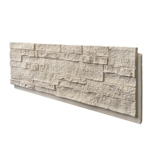 1-Pack Faux Stone Wall Covering Panels for Interior and Exterior Decor, PU Stone Veneer, Siding Panels, 48.03" x 12.99" - 1 of 4