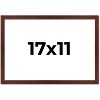 PosterPalooza | Classic Modern Brown Picture Frame - UV Acrylic, Backing Board, Hanging Hardware Included - 2 of 4