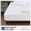 Itopfox Heated Mattress Pad with Zone Heating, Dual Controller & Auto Shut Off, Knitted Breathable Electric Bed Warmer for Comfortable Sleep - 2 of 4