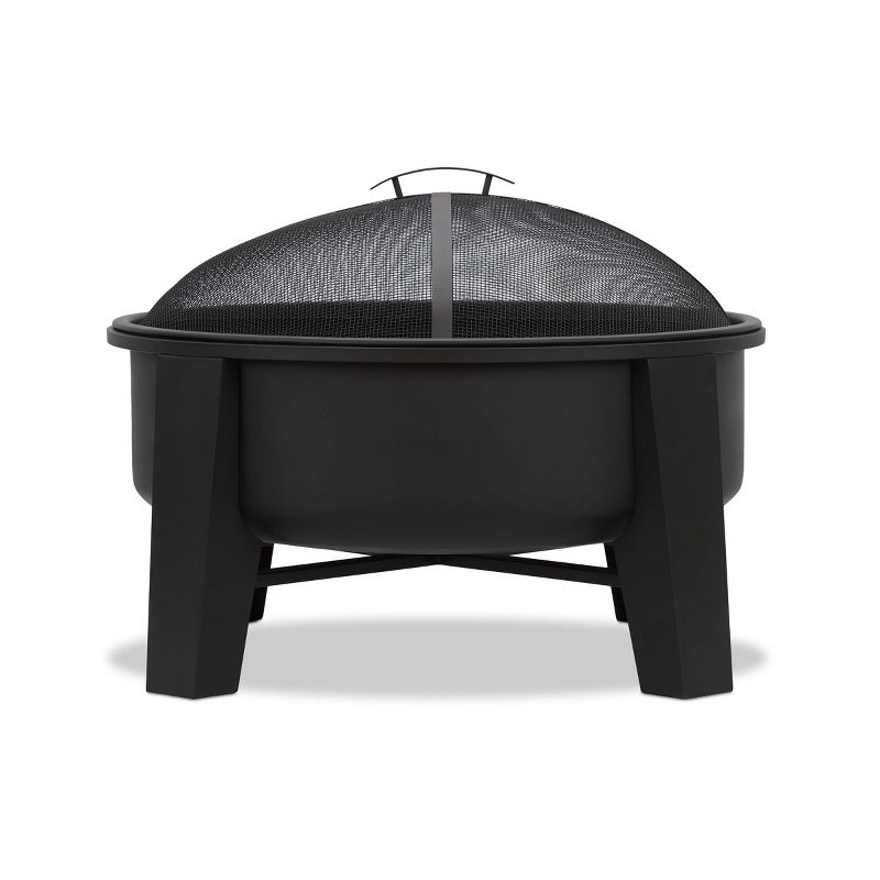 Forsyth Fire Pit - Black - Real Flame, 4 of 11