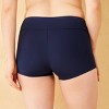 Women's High Waist Tummy Control Swim Shortie - Shade & Shore™ Navy Blue - 2 of 4