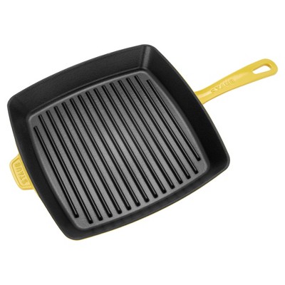 Staub 12" Citron Cast Iron Square Grill Pan