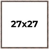 PosterPalooza | 27x27 Bamboo Picture Frame, UV Acrylic, 4 Finishes - Brown, Black, Gold, and Natural - 2 of 4
