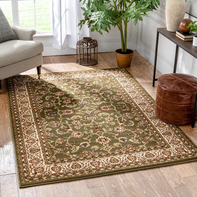 Noble Sarouk Persian Floral Oriental Formal Traditional Area Rug, 3 of 10