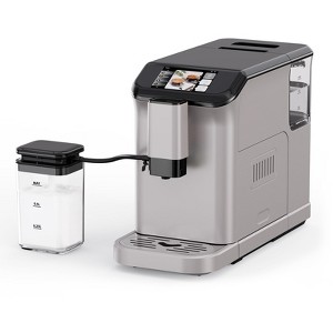 Espresso Machine with Milk Frother and Grinder, 20 Bar Automatic Espresso Coffee Machine - 1 of 4