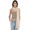 Anna-Kaci Womens Lightweight Chiffon Long Fashion Scarves Solid Color Fall Wrap Shawls - 3 of 4