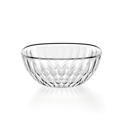 Guzzini Vanity 11.8" Acrylic Serving Bowl - BPA Free, Stackable, Dishwasher Safe, Italian Made from Plant-Based Acrylic Crystal - 212 Oz