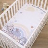 NoJo Disney B is for Bambi Tan, Gray, Blue, and White You Make Me Smile Photo Op Fitted Crib Sheet - 3 of 4
