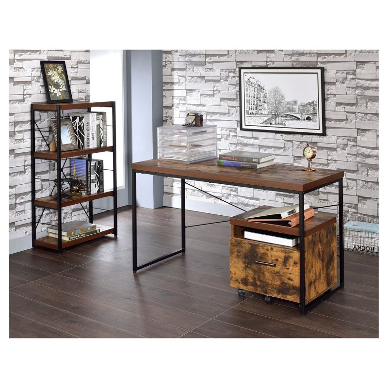 Writing Desk Oak - Acme Furniture, 3 of 7
