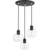 Livex Lighting Downtown 3 - Light Pendant in  Black/Brushed Nickel - 4 of 4